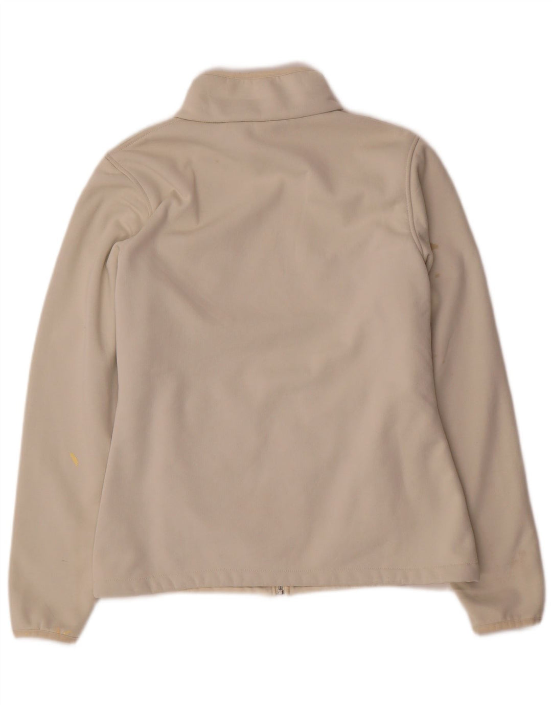 Reebok Dame Loose Fit Fleecejakke UK 6 XS Off White Polyester