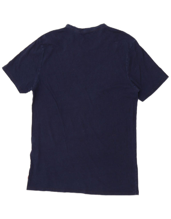 Levi's Herre grafisk T-shirt Top Medium Navyblå Bomuld