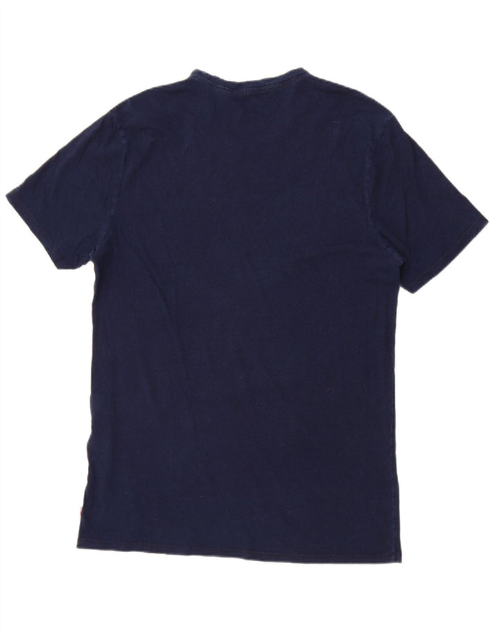 Levi's Herre grafisk T-shirt Top Medium Navyblå Bomuld