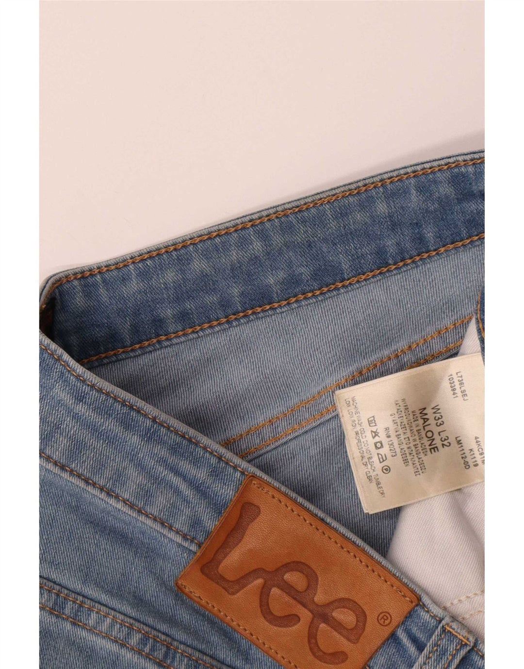 Lee Dame Malone Skinny Jeans W33 L32 Blå Bomuld
