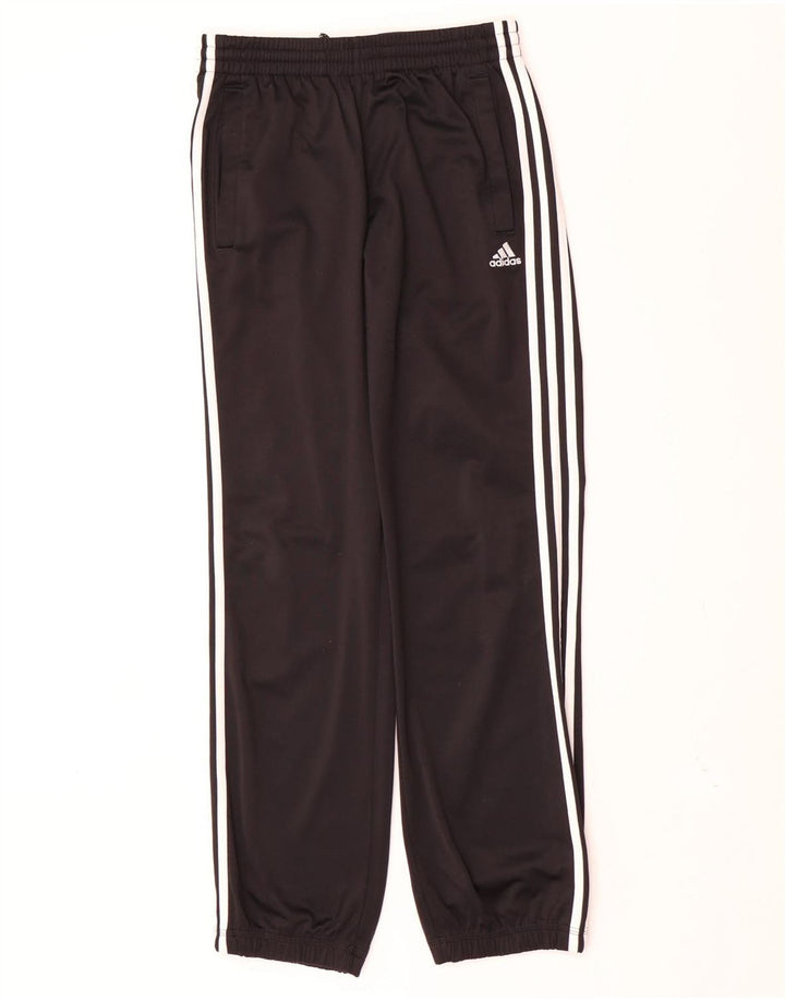 Adidas Drenge Træningsdragt Bukser Joggers 13-14 År Sort Polyester