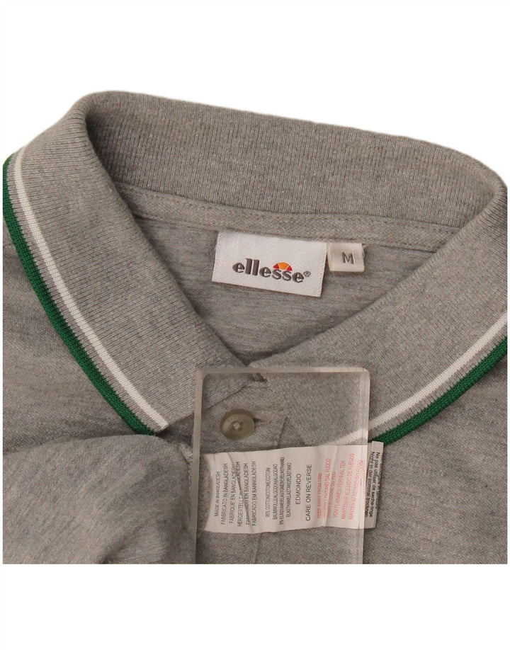 Ellesse Dame Polo Shirt Medium Grey Flecked Bomuld