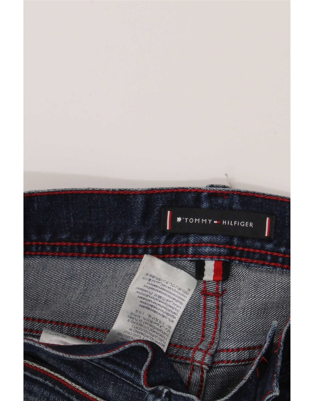 Tommy Hilfiger Dame Bleecker Slim Jeans W13 L28 Blå Bomuld