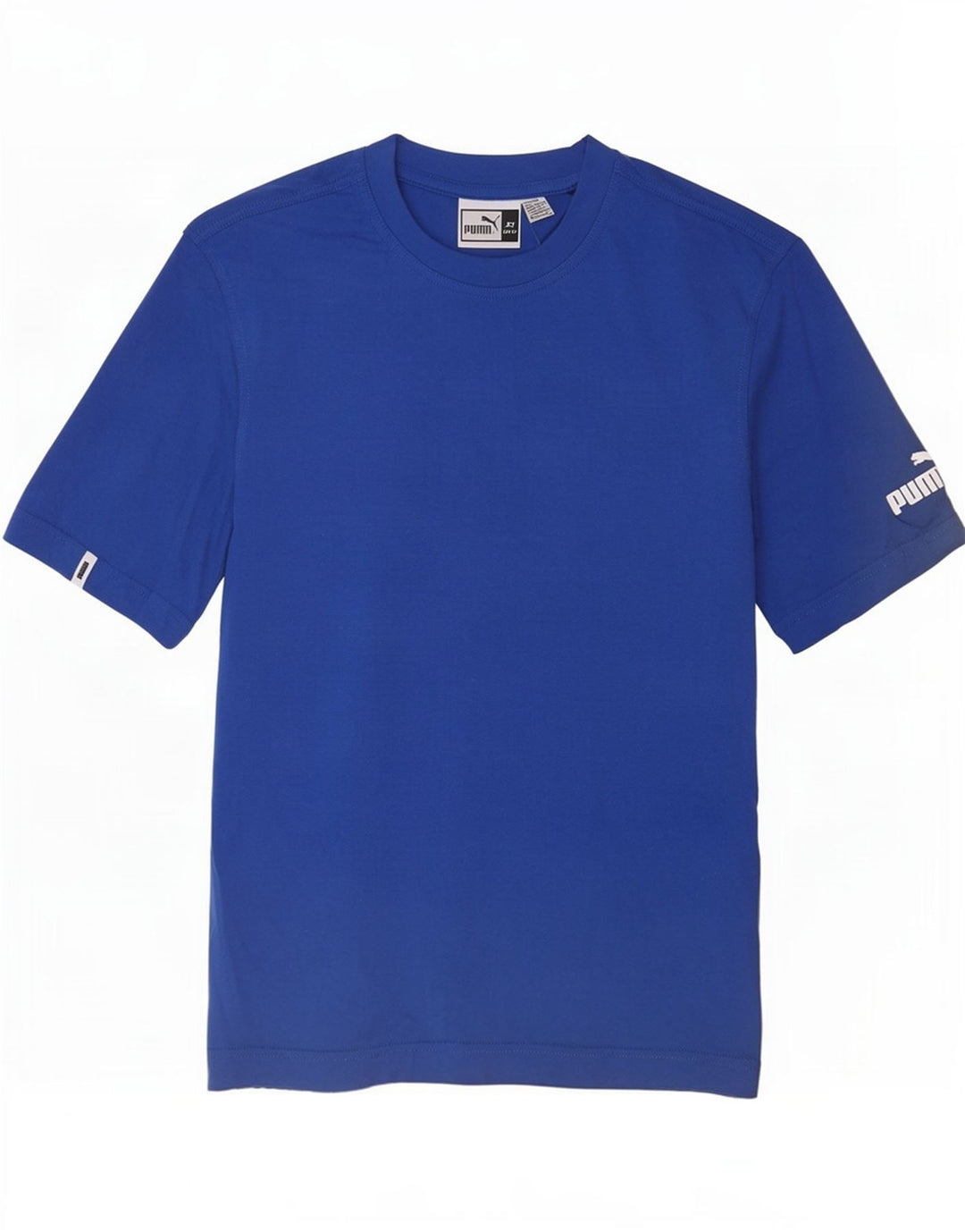 Puma Herre T-Shirt Top XS Blå Bomuld