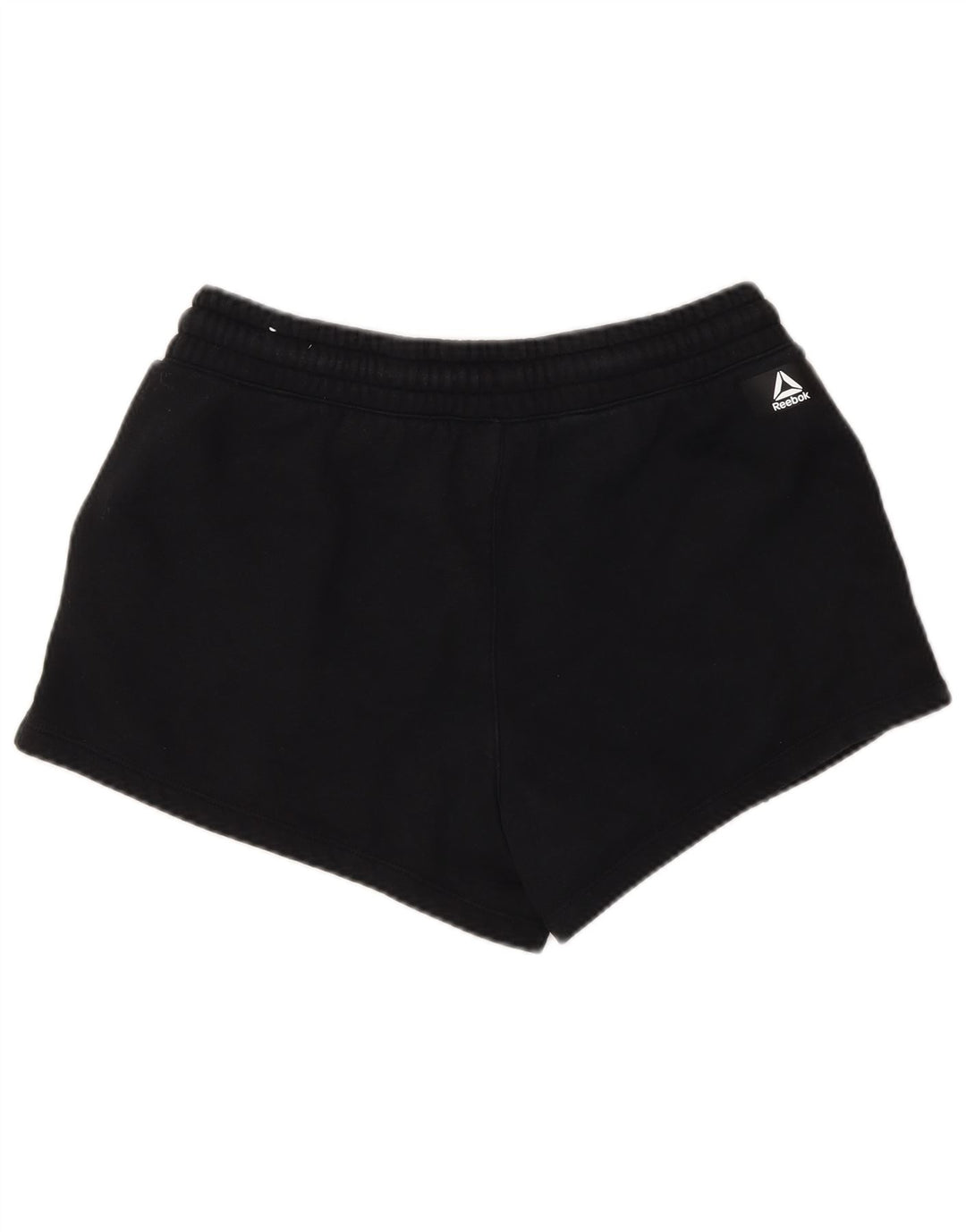 REEBOK Womens Sport Shorts UK 14 Medium Black Cotton