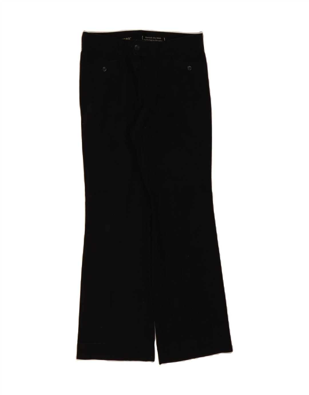 DOCKERS Womens Bootcut Casual Trousers US 8 Medium W32 L32 Black Cotton Vintage Dockers and Second-Hand Dockers from Messina Hembry 