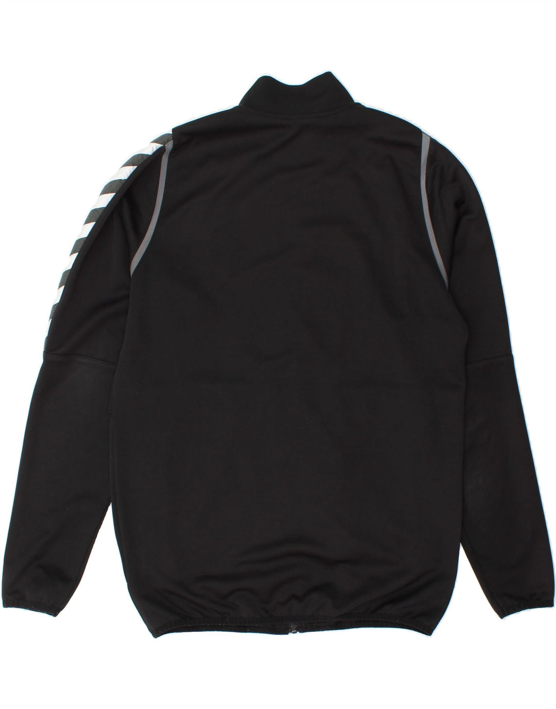 HUMMEL Mens Graphic Tracksuit Top Jacket Medium Black Vintage Hummel and Second-Hand Hummel from Messina Hembry 