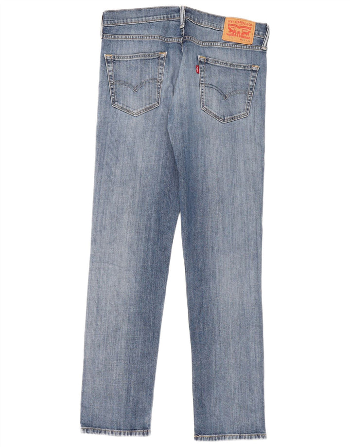 LEVI'S Mens 511 Slim Jeans W34 L34 Blue Cotton