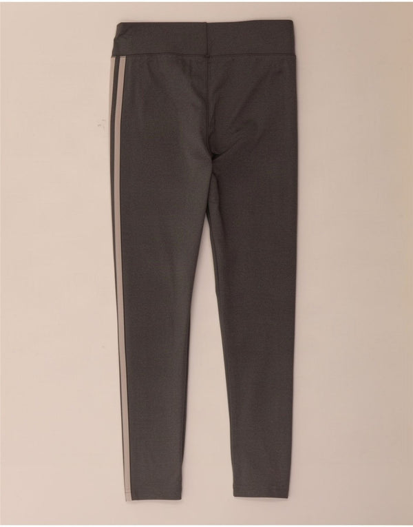 Adidas Womens Climalite Leggings UK 8/10 Small Grey Polyester