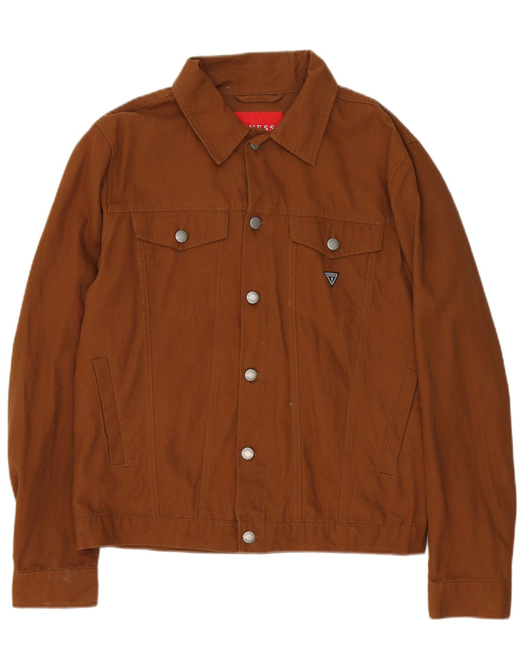Guess Herre Bomber Jacket UK 38 Medium Brown Bomuld