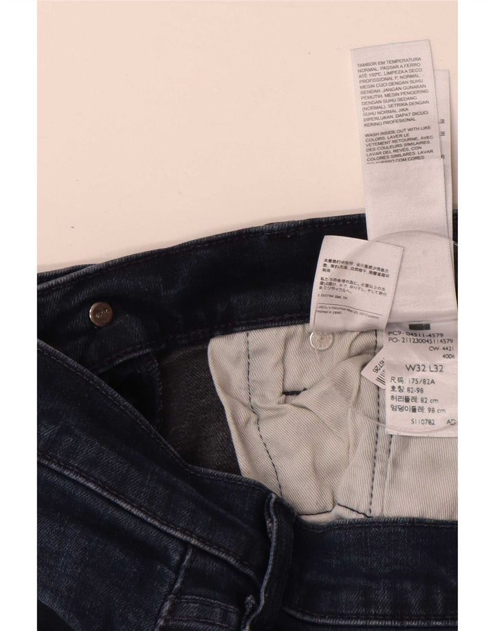 Levi's Straight Jeans til mænd W32 L27 Marineblå bomuld