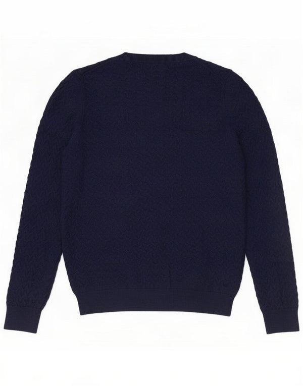 Crew Clothing Dame V-hals sweater UK 14 Medium Navy Blue
