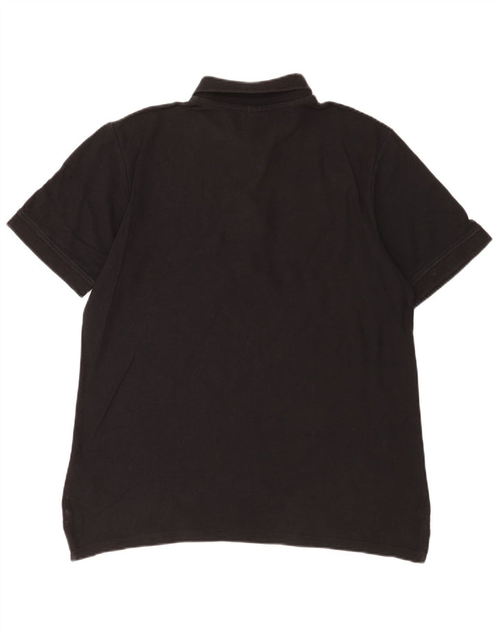 Ellesse Herre Polo Shirt Stor Sort Bomuld
