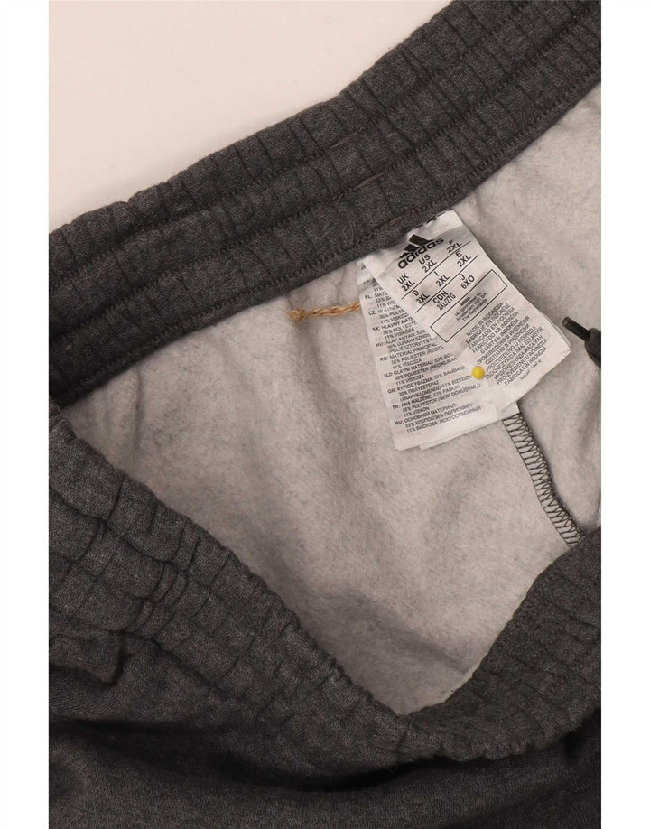 Adidas Herre grafisk træningsdragt Bukser Joggers 2XL Grå Polyester