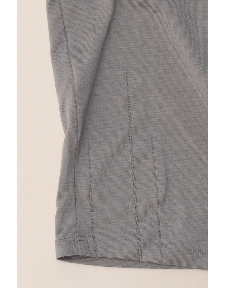 UNDER ARMOR Herre Heat Gear Zip Neck Pullover Træningsdragt Top Medium Grå