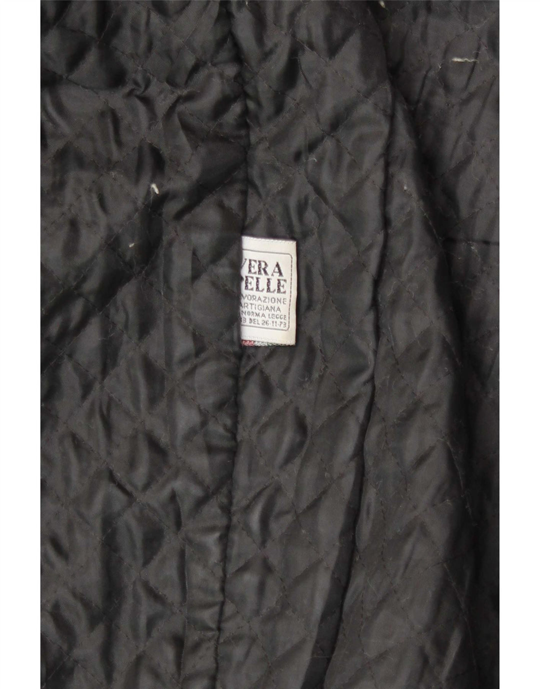 Vintage herre læderjakke IT 48 Medium Sort