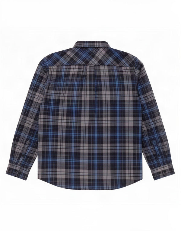 James Pringle Herre Flanellskjorte 2XL Blå Plaid Polyester