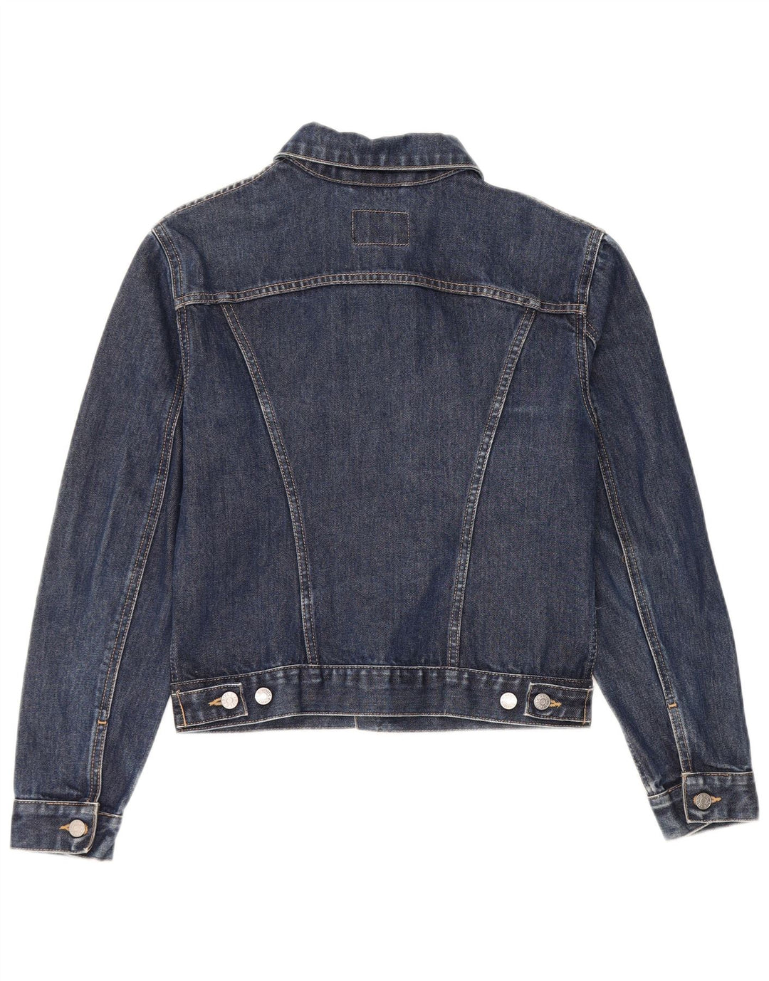 Rifle Dame Crop denimjakke UK 6 XS Blå Bomuld