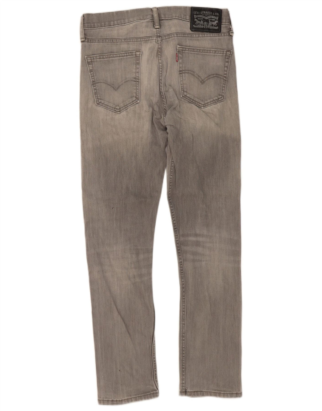 Levi's Slim Jeans til mænd W30 L30 Grå bomuld