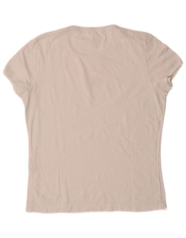 Champion Womens Heritage Classics T-Shirt Top UK 18 XL Hvid Bomuld