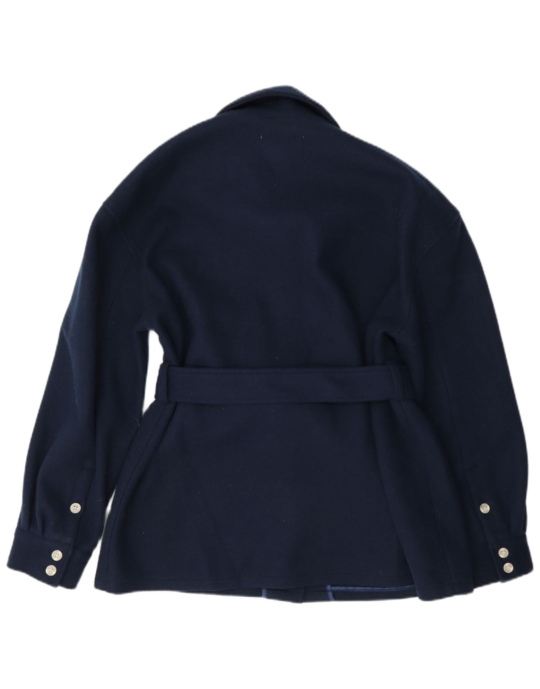Oasis Womens Utility Jacket UK 14 Large Navy Blue Polyester