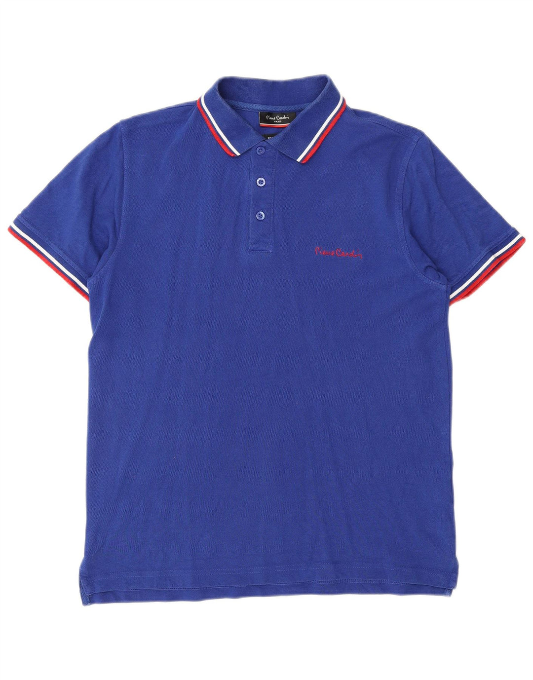 Pierre Cardin Herre Regular Fit Polo Shirt Lille Blå Bomuld