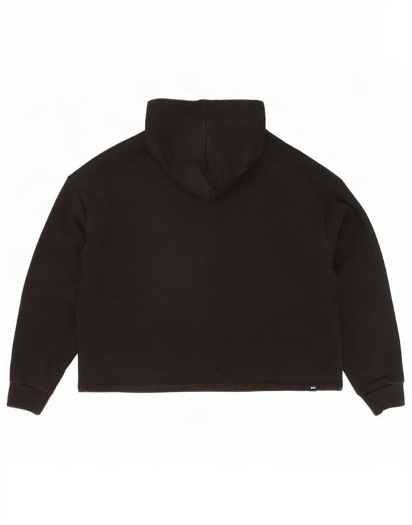 Puma Mens Graphic Oversized Hoodie Jumper UK 14 Medium Black Cotton