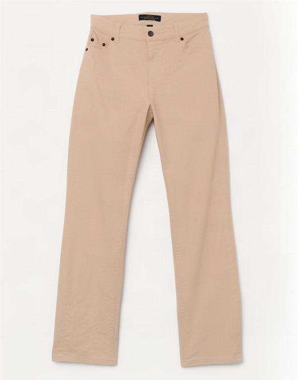 Ralph Lauren Lige fløjlsbukser til kvinder US 0 XS W28 L31 Off White