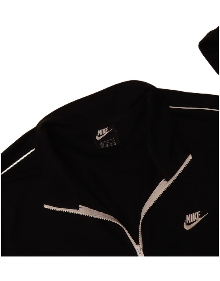 NIKE Mens Big & Tall Tracksuit Top Jacket 2XL Black Polyester