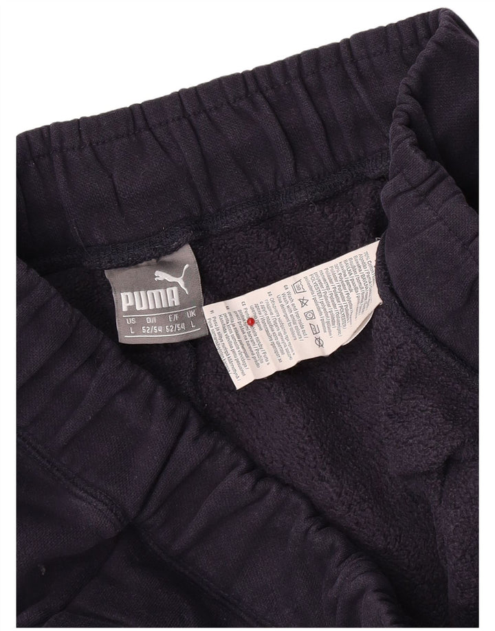 Puma Herre træningsdragt Bukser Joggers Large Navy Blue Bomuld