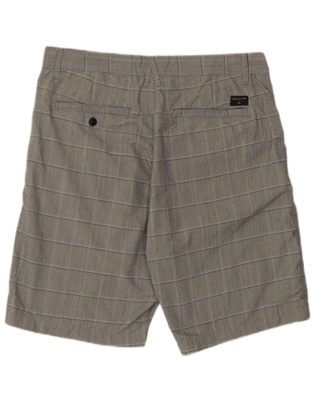 Quiksilver Herre Regular Fit Chino Shorts W32 Medium Grey Ternet polyester