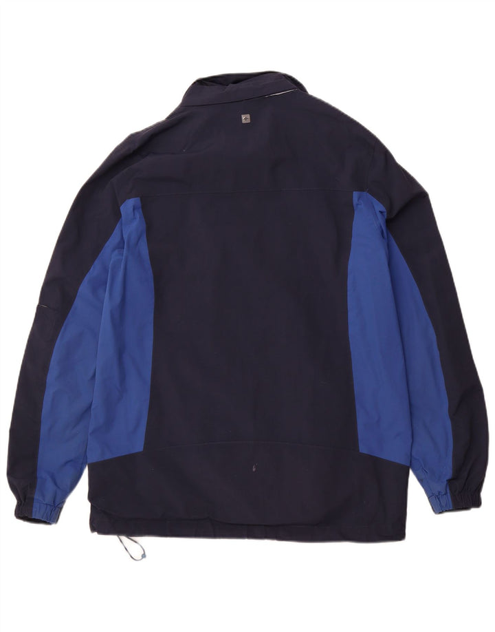 MOUNTAIN WAREHOUSE Regnjakke til mænd UK 36 Small Navy Blue Colourblock