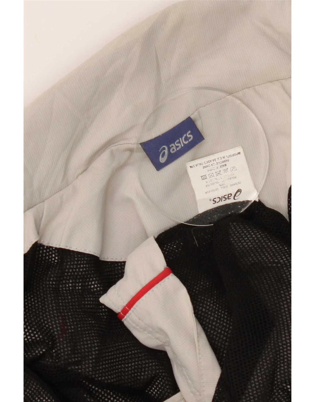 Asics Herre grafisk træningsdragt topjakke mellemgrå polyester