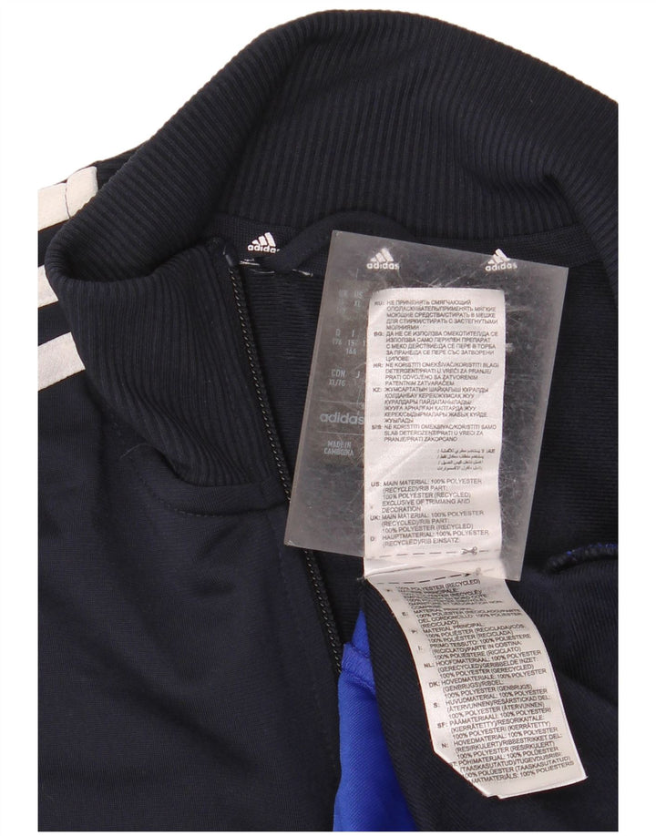 ADIDAS Aeroready træningsdragt topjakke til drenge 15-16 år marineblå