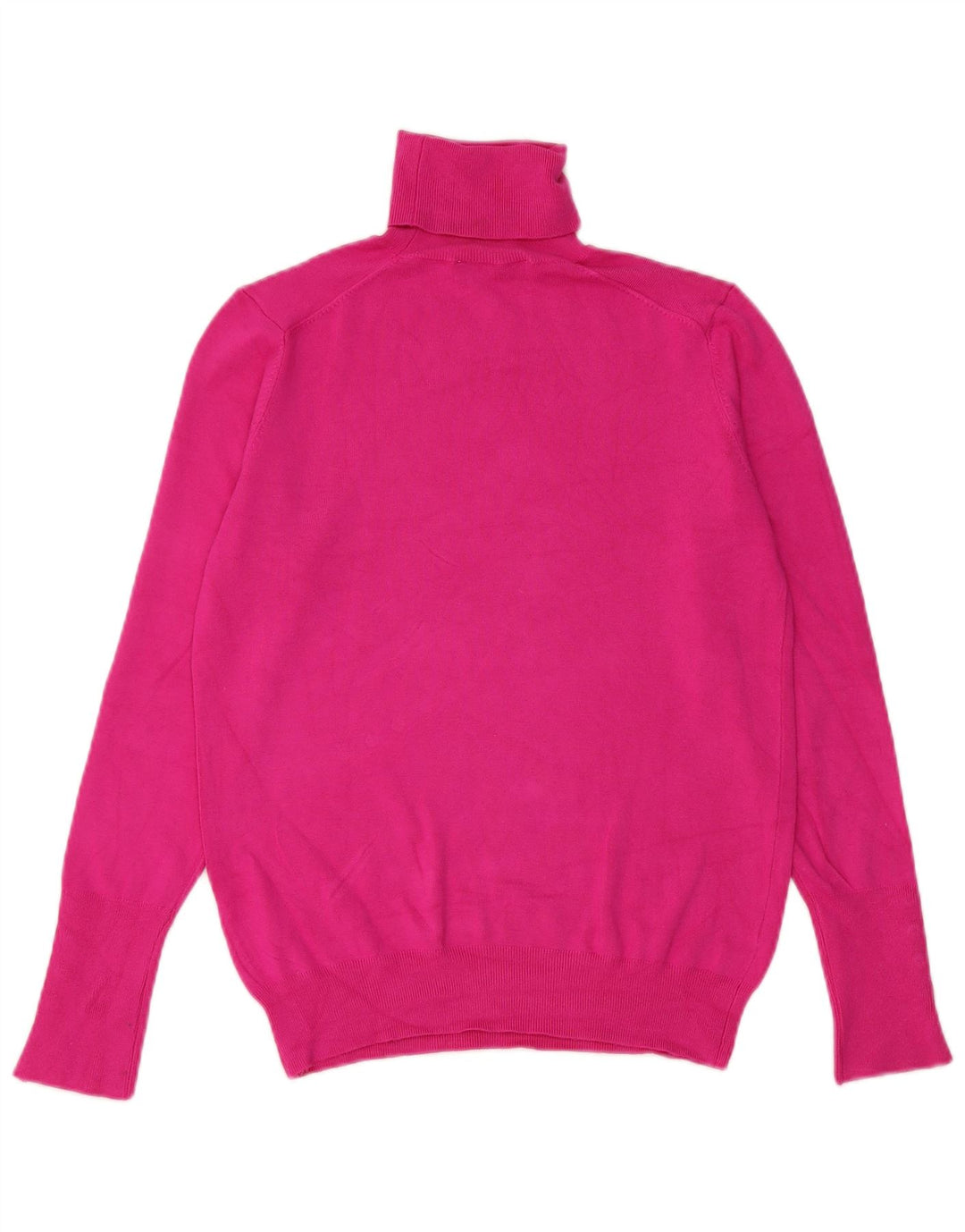 Zara Dame Rullehals Sweater UK 12 Medium Pink