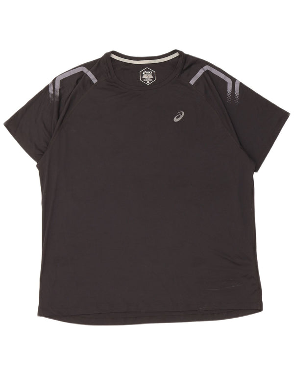 Asics Herre T-Shirt Top 2XL Sort Polyester