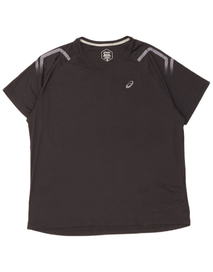 Asics Herre T-Shirt Top 2XL Sort Polyester