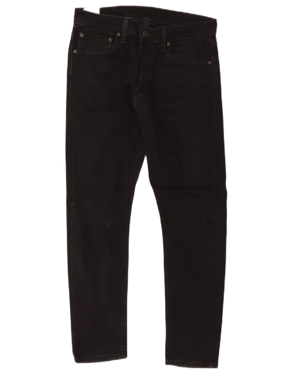 Levi's Herre 512 Slim Tapered Jeans W32 L30 Sort Bomuld