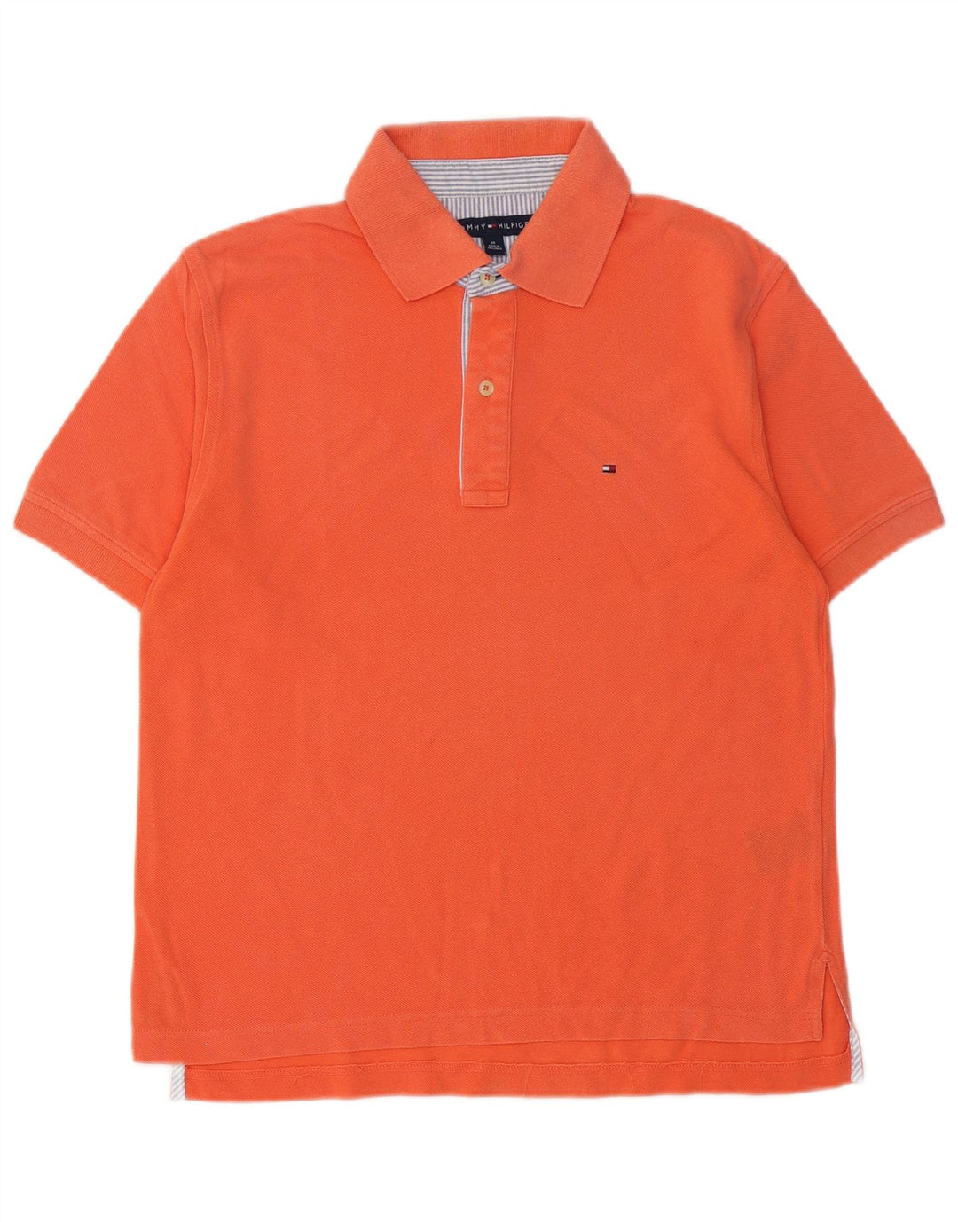 TOMMY HILFIGER Poloshirt til mænd Medium Orange Bomuld