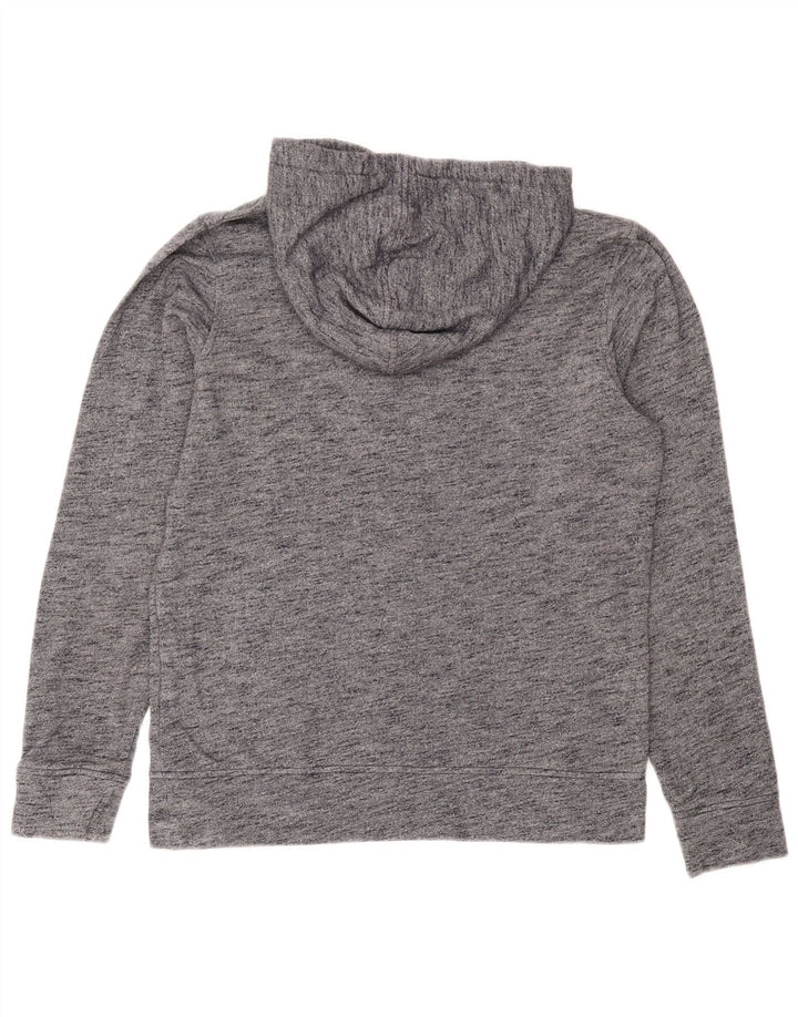 JACK & JONES Grafisk hættetrøje til mænd, lille marineblå flækket bomuld