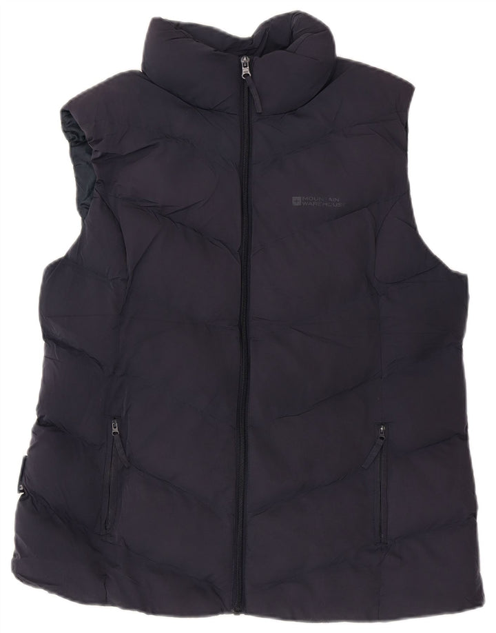 Mountain Warehouse Womens Polstret Gilet UK 16 Large Navy Blue Polyester