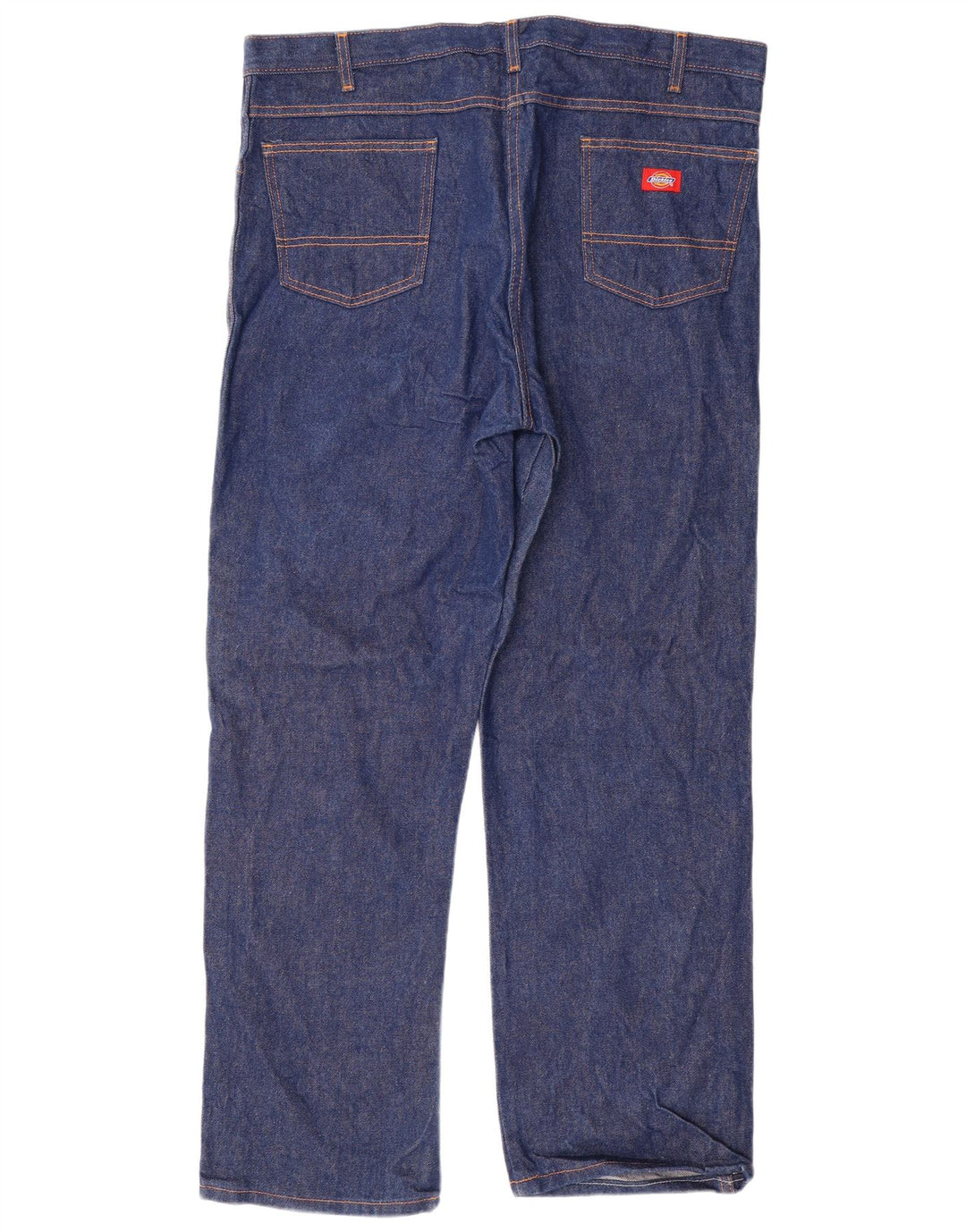 DICKIES Herre Regular Fit Straight Jeans W42 L34 Blå Bomuld