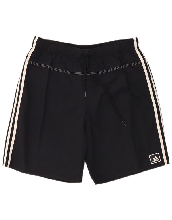 Adidas Badeshorts til mænd store sorte polyamid