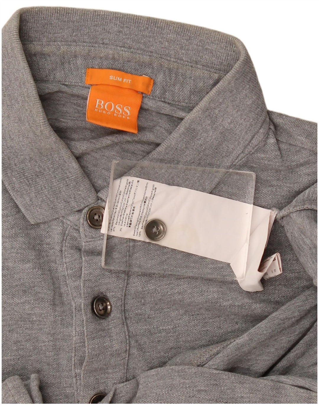 Hugo Boss Herre Slim Fit Polo Shirt Lille Grå Bomuld
