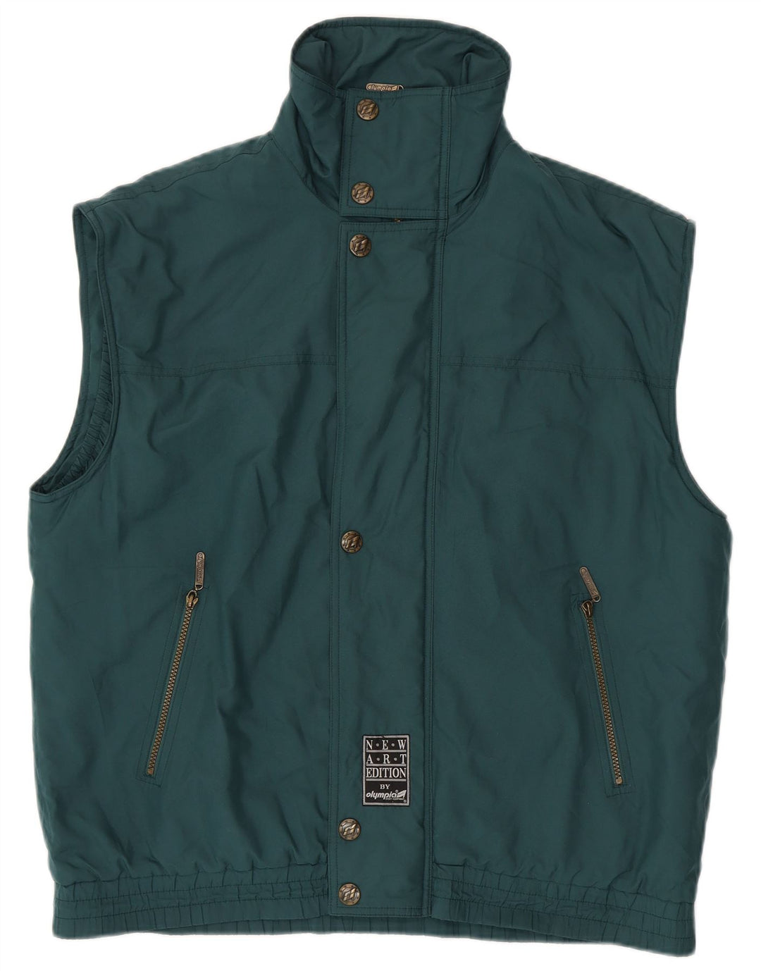 OLYMPIA Herre Gilet UK 40 Large Green Polyester