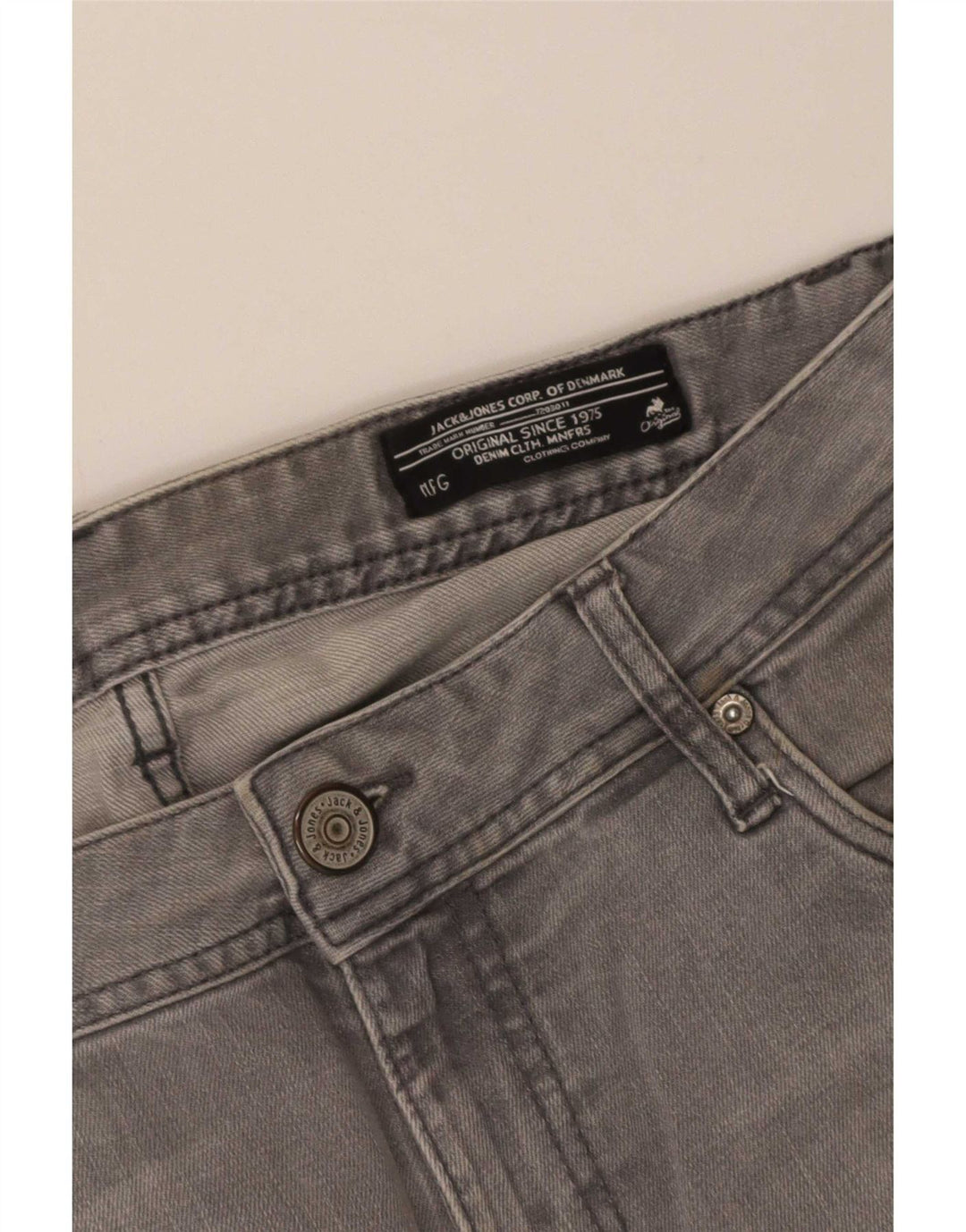 Jack & Jones Herre Ben Skinny Jeans W34 L35 Grå