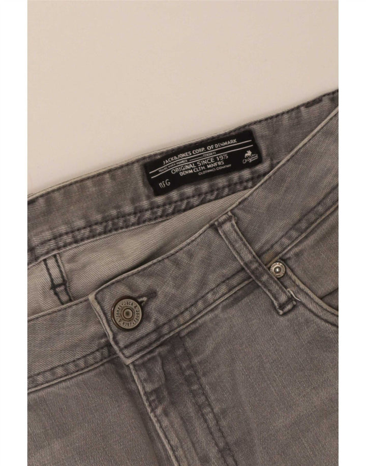 Jack & Jones Herre Ben Skinny Jeans W34 L35 Grå