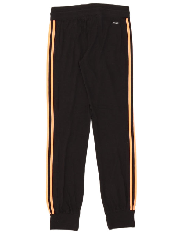Adidas Womens Climalite træningsdragt Bukser Joggers UK 4/6 XS Sort