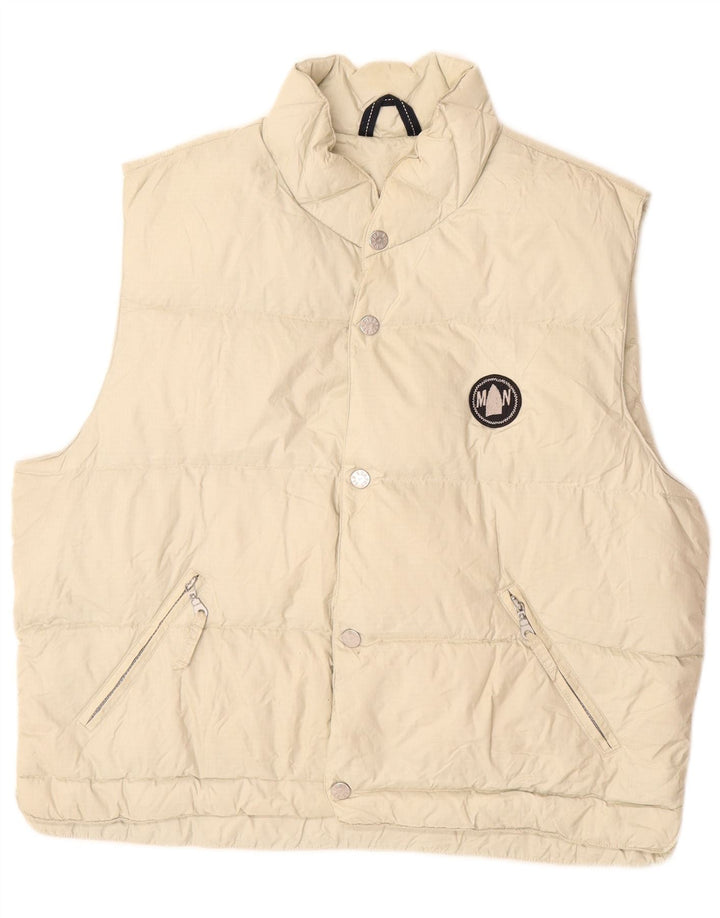 MURPHY & NYE Herre Sailmakers Polstret Gilet UK 40 Large Off White Polyamid