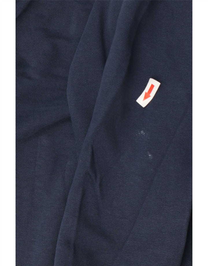 Marks & Spencer Dame Sweatshirt Jumper UK 16 Stor marineblå bomuld